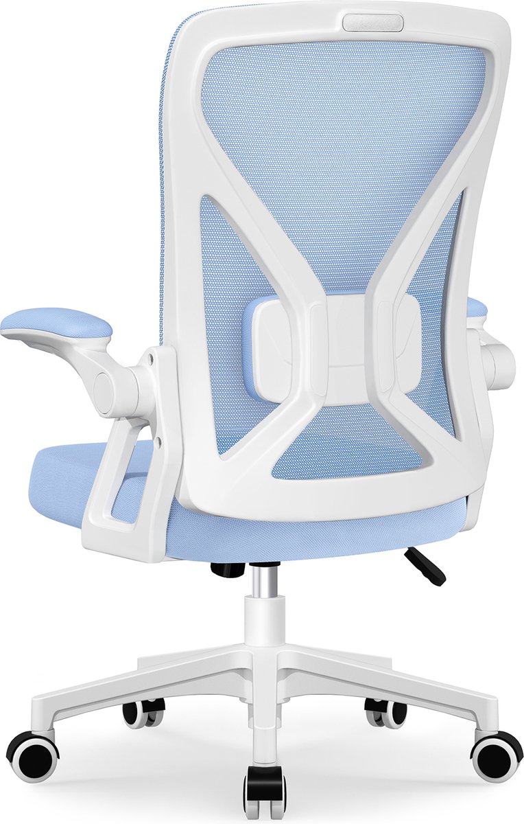 Elekiatech Ergonomische Bureaustoel - Bureaustoel - Bureaustoelen voor Volwassenen - 150 Kg - Blauw