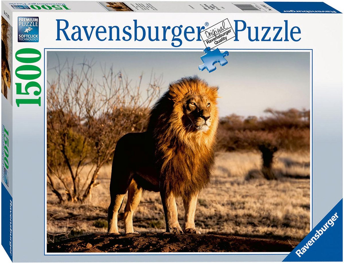 Ravensburger puzzel Leeuw - Legpuzzel - 1500 stukjes