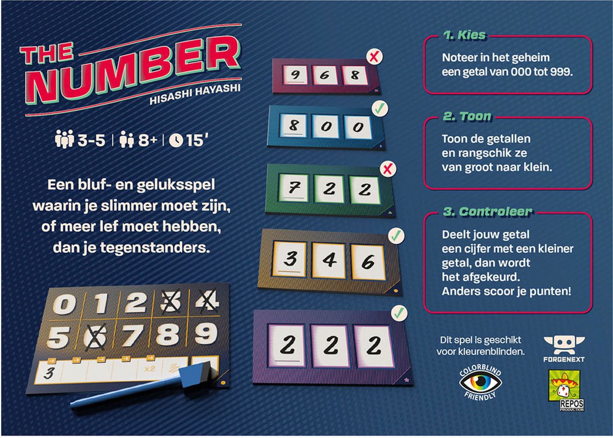 The Number - Bordspel — cadeau in Partyspellen - foto 6