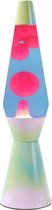 i-Total Lavalamp - Lava Lamp - Sfeerlamp - 40x11 cm - Glas/Aluminium - 30W - Rainbow Dream - XL1779