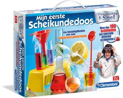 foto van Clementoni Wetenschap & Spel - Mijn Eerste Scheikundedoos - Experimenteerdoos met 100 Experimenten - Laboratorium Speelgoed - 8+ Jaar