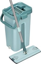 Système de nettoyage humide et sec - Vert - Mop - Set avec essoreuse - Mop - Mop - Set complet