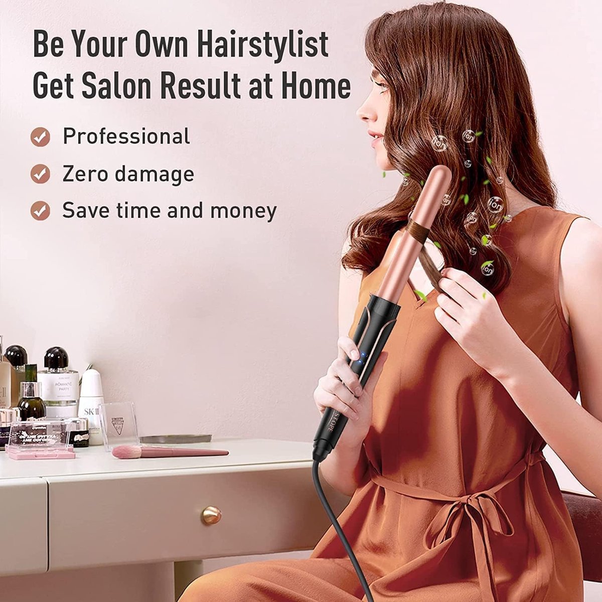 Professionele krultang - Krultangset - 5 in 1 - Met 3 - afbeelding 2