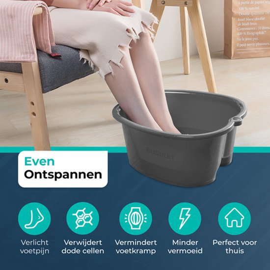 FGUUTYM Inklapbaar Voetbad – Draagbaar, Voor Zwembad, Camping Of Auto Wassen, PP/TPE, Grote Capaciteit, Ruimtebesparend