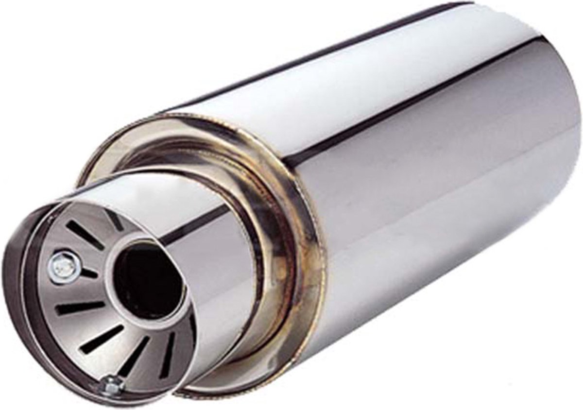 SRS Universele uitlaatdemper G55 - achter demper 61mm - carbon fiber