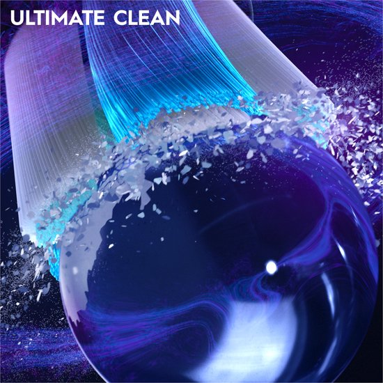 Oral-B iO Ultimate Clean - Noire - Format Spécial Boîte Aux Lettres - Brossettes Lot de 6