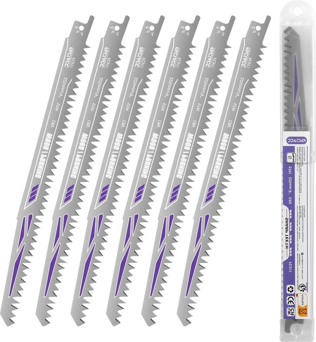 Metabo Reciprozaagbladen BiM Voor Hout En Metaal - 150 x 1,6 mm, 5 Metabo Reciprozaagbladen BiM Voor Hout En Metaal - 150 x 1,6 mm, 5