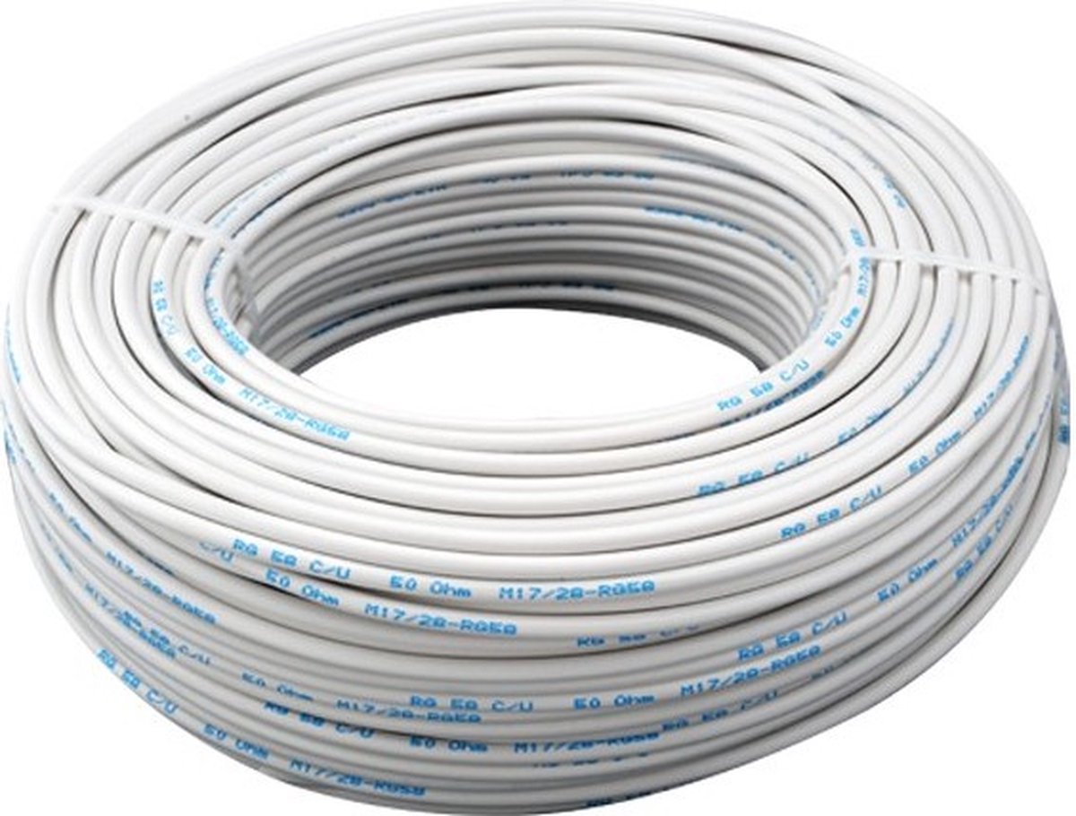 Scout 100 meter maritieme Coaxkabel RG-58 CU MIL