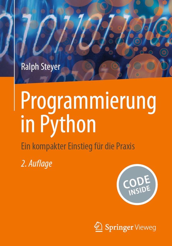 Programmierung in Python (ebook), Ralph Steyer | 9783658442866 | Boeken ...