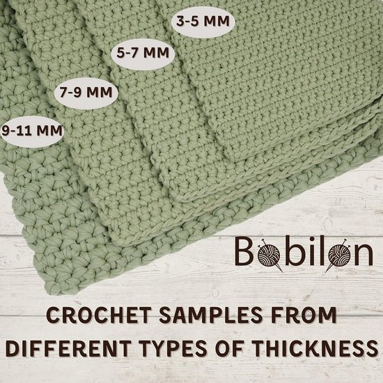 Fil Zpagetti Pour T-shirt – 140m – 31 Couleurs – Doux, Sans Nœuds – Pour Crochet & Tricot – Projets Créatifs