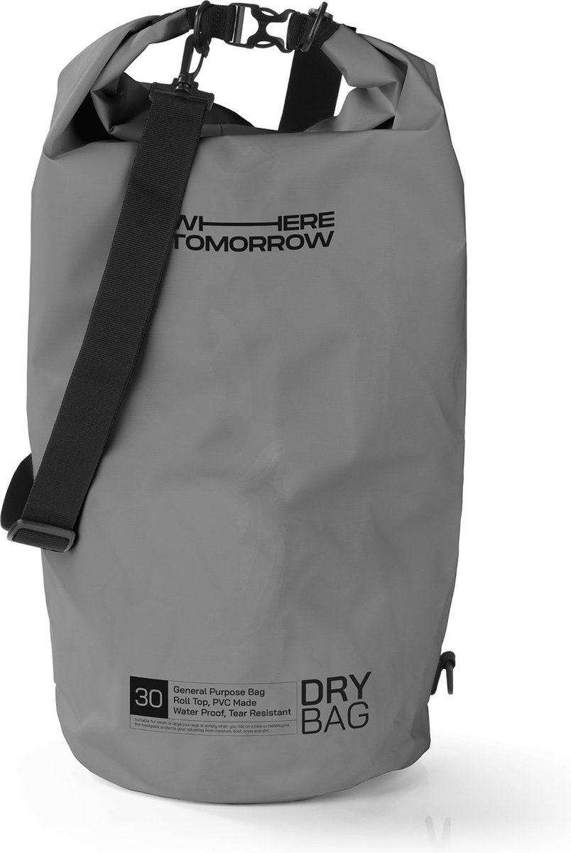 Where Tomorrow PVC dry bag Style 01 30L grijs