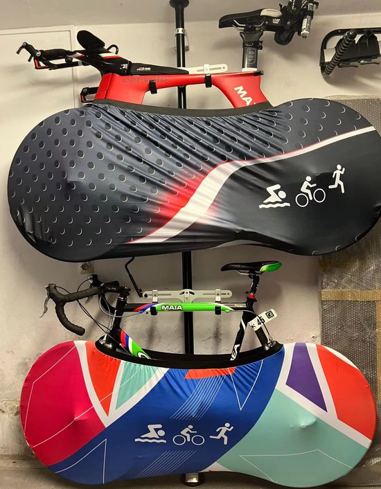 Fietshoes - Fietscover - Fietsbeschermhoes - Rekbaar - Racefiets Hoes - Verschillende patronen - Bliksem van FIETSHOES — afbeelding 2
