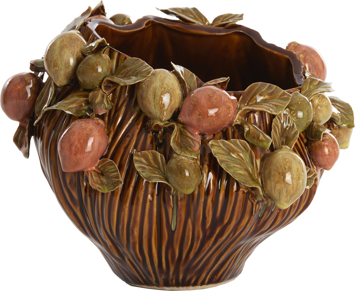 Vaas LEMONI - 26.5x24x20cm - Bruin