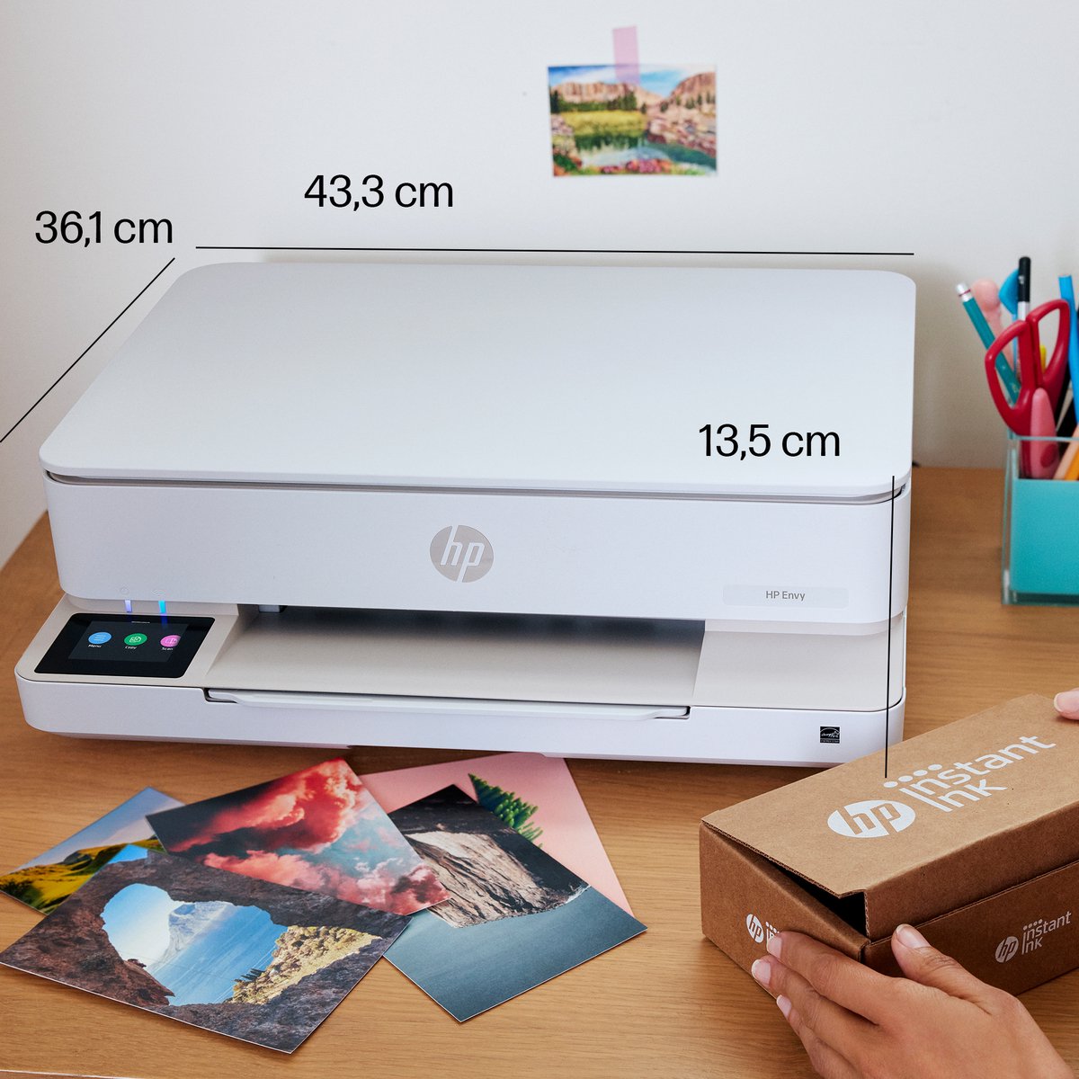 HP ENVY 6120e - All-in-One Inkjetprinter - Geschikt voor Instant Ink - Beige — afbeelding 6