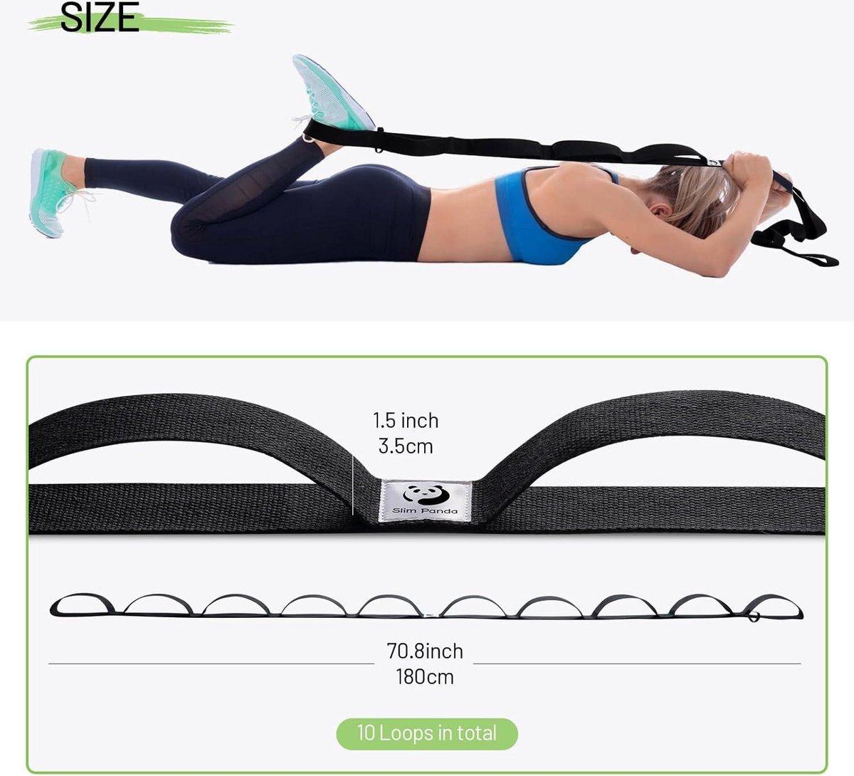 Set van 3 weerstandsbanden voor Pilates 2, 3 en 4 kg