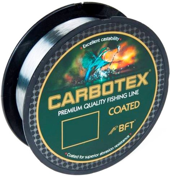 Ultra Low Visible Coated Nylon 18/00 Vislijn Carbotex Universele Onderlijn Slijtvast Uv-bestendig van Carbotex — afbeelding 2