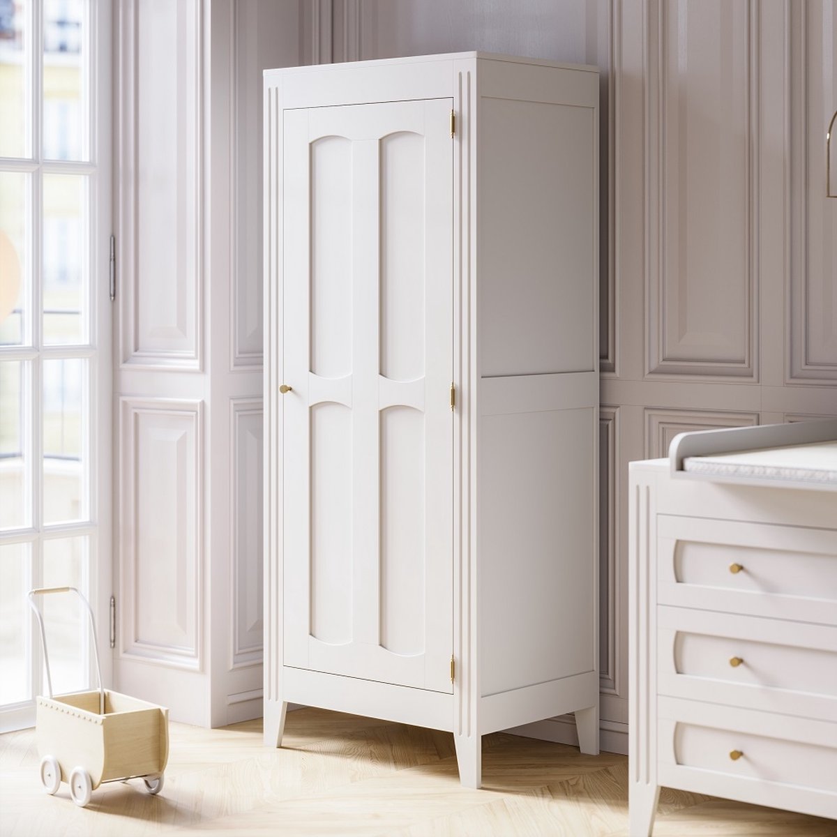 Petite Amélie ® Kledingkast Kinderkamer Mile WIt