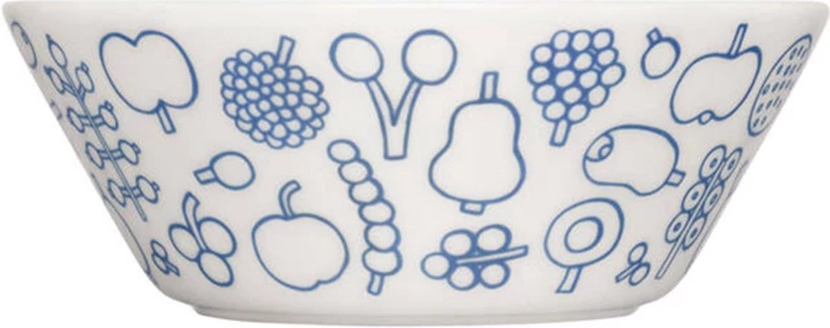 Iittala Oiva Toikka Collect Frutta bowl 15cm lichtblauw