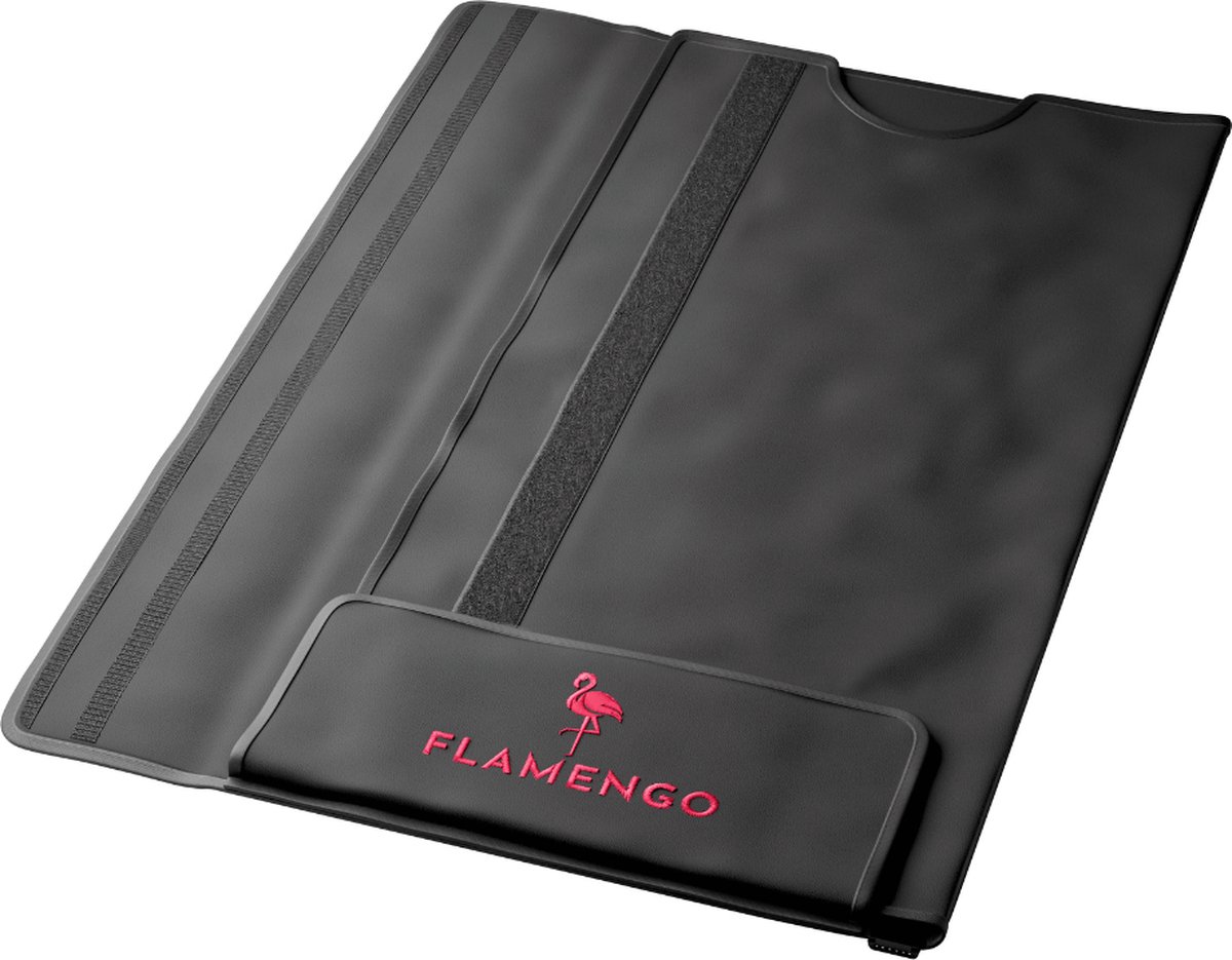 Afbeelding 2 van Flamengo® Infrarood Sauna Deken PRO + Wrap Inleghanddoek – bij reuma fibromyalgie stress spierpijn slaapproblemen - Mobiele Draagbare saunadeken Incl. draagtas