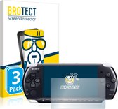 BROTECT - Screenprotector voor Sony PSP 3000 - Folie Beschermfolie Beschermglas transparant (3 Stuks)