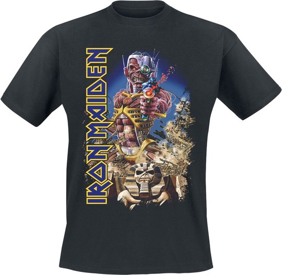 Iron Maiden Somewhere Heren T-shirt - zwart - S