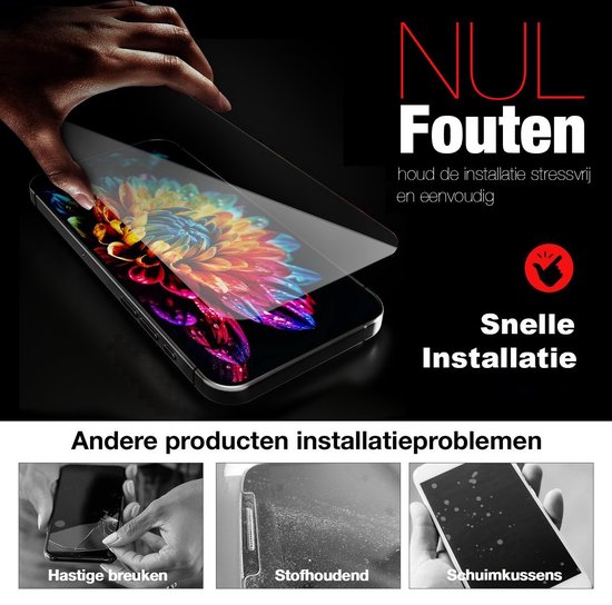 Geschikt voor iPhone 13 / iPhone 13 Pro Screenprotector Tempered Glass - 2 stuks Beschermglas