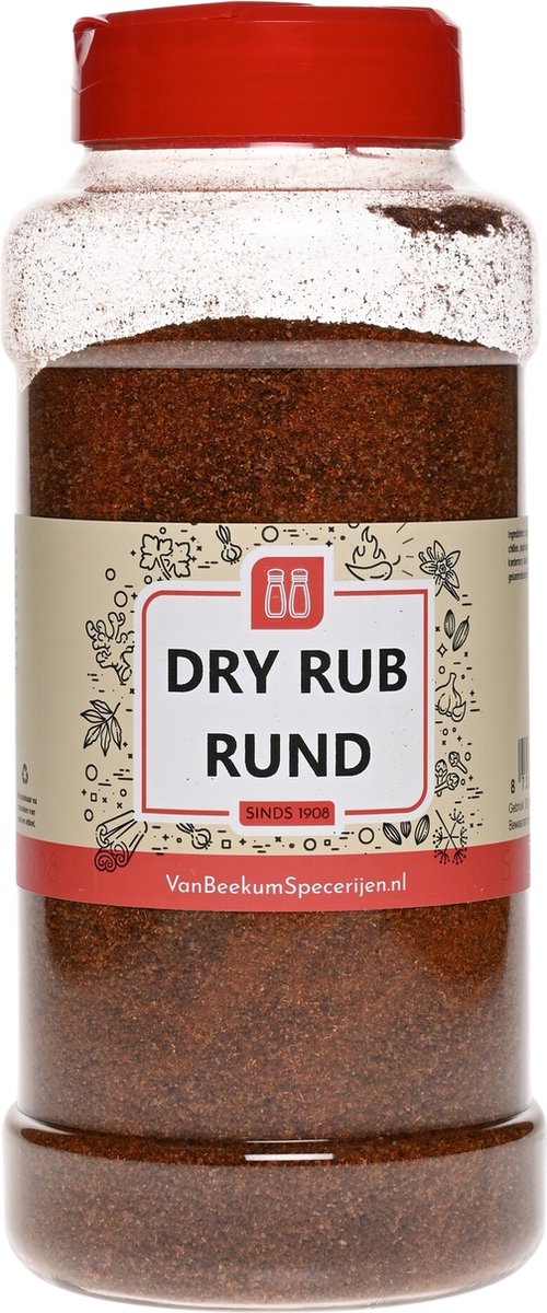 Goedkoopste Van Beekum Specerijen - Dry Rub Rund - Strooibus 600 Gram