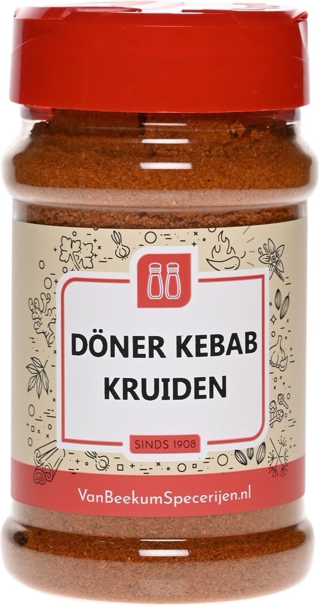 Goedkoopste Van Beekum Specerijen - Döner Kebab Kruiden - Strooibus 160 gram