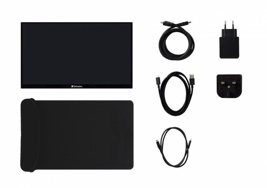 Touch Screen Monitor Verbatim PMT-15 Black IPS LCD 15,6"