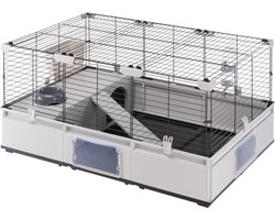 Ferplast Konijnenkooi - Kooi Voor Cavia's - Modulair - Uitbreidbaar - Met Accessoires - 109 x 72 x h 56 cm