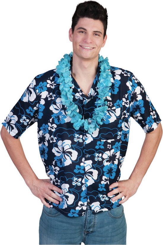 Hawaii overhemd Honolulu blauw