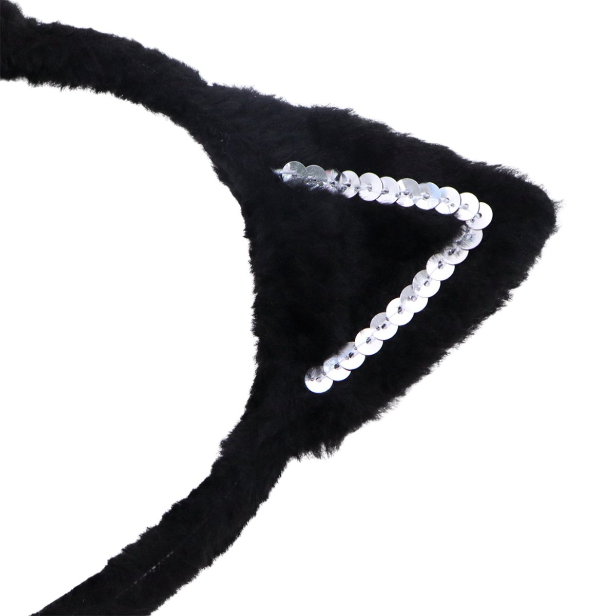 Joya Kids® Kat Zwart Verkleed Accessoires | Verkleedset Katten | Meisjes en Jongens en Volwassenen Verkleedpak Kitten | Carnaval en Halloween Outfit kinderen en volwassen | Haarband met Oren, Staart, Pootjes en Strik | Zwart — afbeelding 6