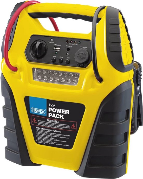 VoltSurge Autoaccustarthulp met luchtcompressor, 5000A (voor alle benzine- en dieselvoertuigen van 10) - draagbare autostarter met 150 psi-inflator en groot display