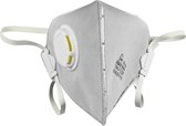 Benson Stofmasker met ventiel - FFP2 - Grijs - Set van 2 - Comfortabel ademen