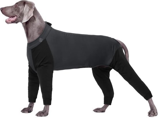 Hondenherstelpak na een operatie, hondenpyjama-jumpsuit voor middelgrote grote honden, professionele postoperatieve kleding, grote pyjama met lange mouwen