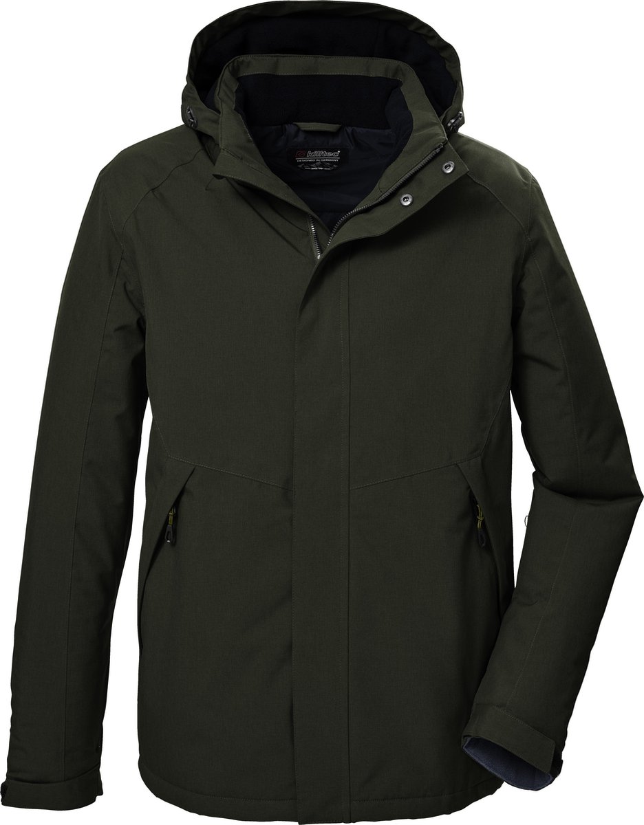 Killtec Kow 4 Men Jacket Winterjas Heren Donkergroen