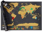 Carte à gratter originale - Carte du monde à gratter - Carte à gratter - Mappemonde à gratter