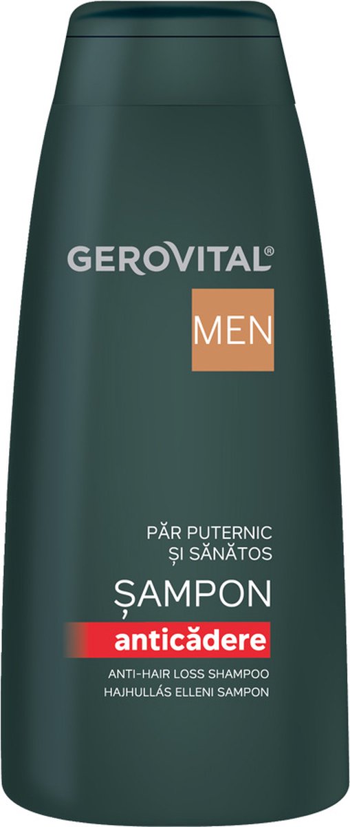 Shampoo tegen haaruitval - voor mannen - Anti-Hair Loss Shampoo - 400ml - Gerovital MEN