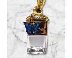 Autoparfum Butterfly BLEU | + Geluksbrenger | 8ml | Spirits | Traditional Ritual Overseas | Auto parfum | Parfum Auto | Autogeur | Auto parfum vrouwen | Auto parfum mannen | Luchtverfrisser | Autohanger | Car scent | Car Perfume | Verjaardagscadeau
