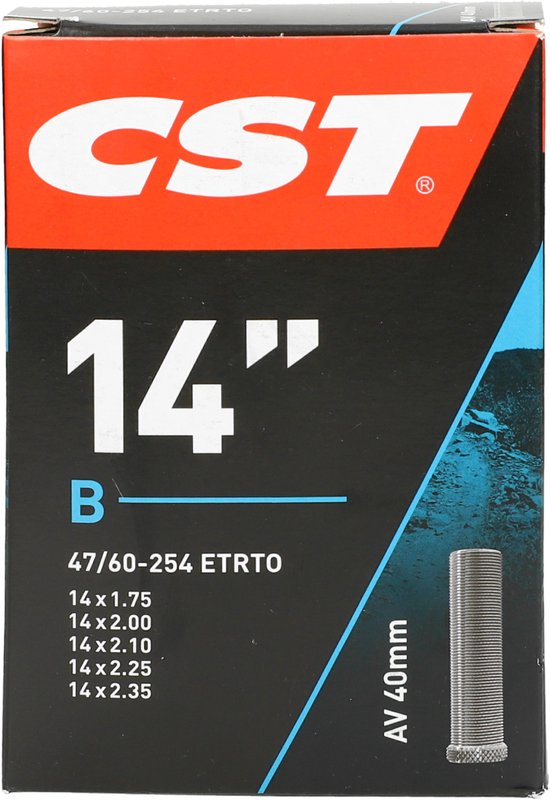 CST Binnenband 14 Inch 14 x 1.75/2.35 Met Autoventiel 40 mm Voor Kinderfiets — afbeelding 5