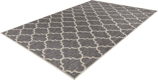Lalee Casa - Tapis - Plein air - Utilisation extérieure - Aspect sisal - Flatwave - jardin - tapis - Tapis - Tapis - 200x290 cm - argent