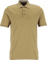 OLYMP - Polo Olijfgroen - Modern-fit - Heren Poloshirt Maat XXL