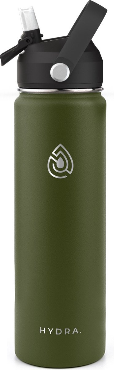Hydra Essentials RVS Drinkfles 650ml - Dubbelwandig, 24u warm/koud thumbnail 8
