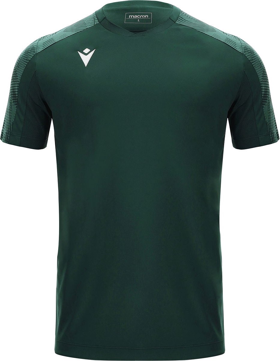 Macron Gede Shirt Korte Mouw Heren - Donkergroen | Maat: S