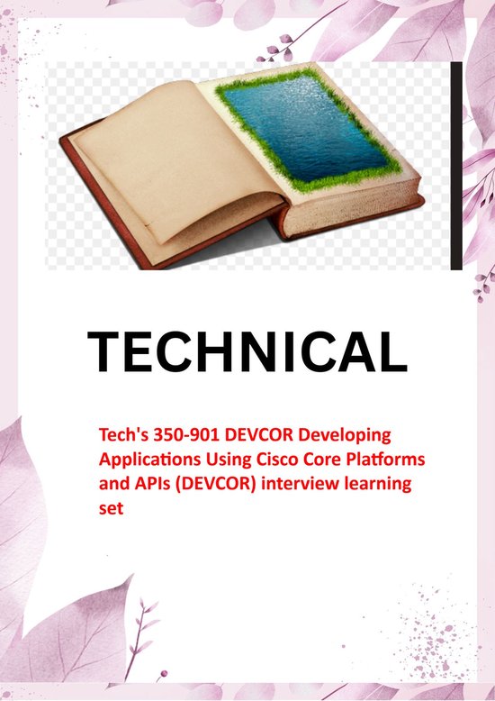 Tech's 350-901 DEVCOR Developing Applications Using Cisco Core ...