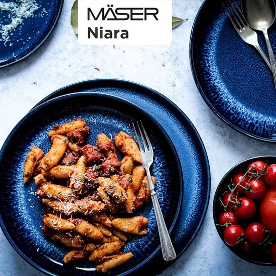 MäserMÄSER 934021, serie Niara, moderne bordenset voor 6
