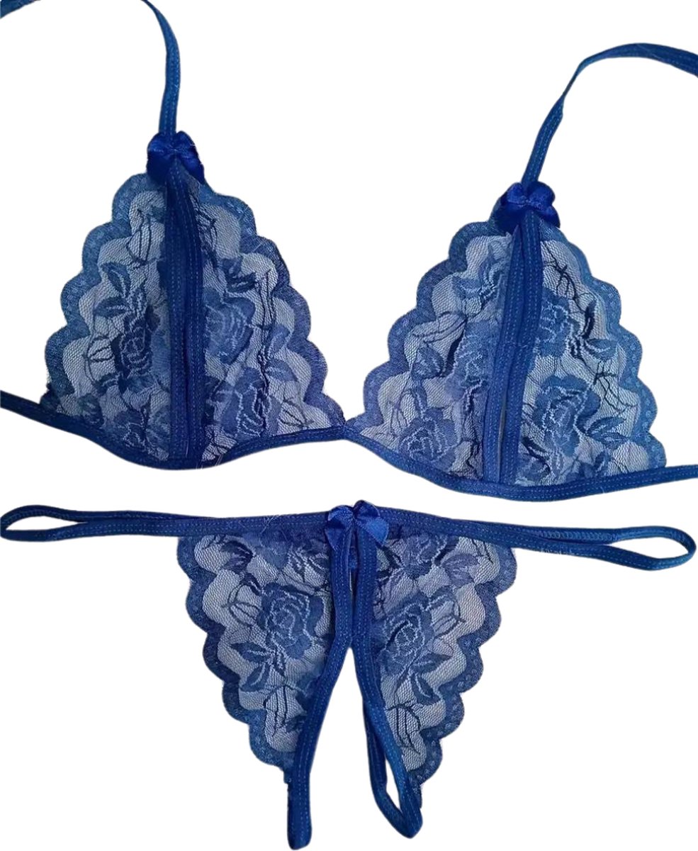 Goedkoopste Bovista BH - Erotische Push-up Bh's - Comfort Beha - Gemengd - Blauw
