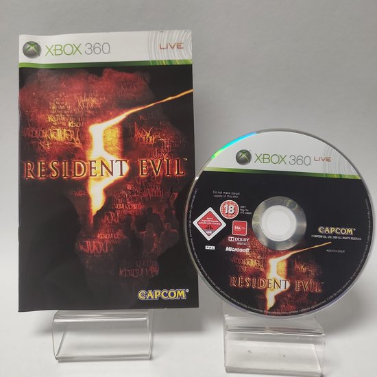 Resident Evil 5 (VF, Complet) - Xbox 360 - Bon état - PAL