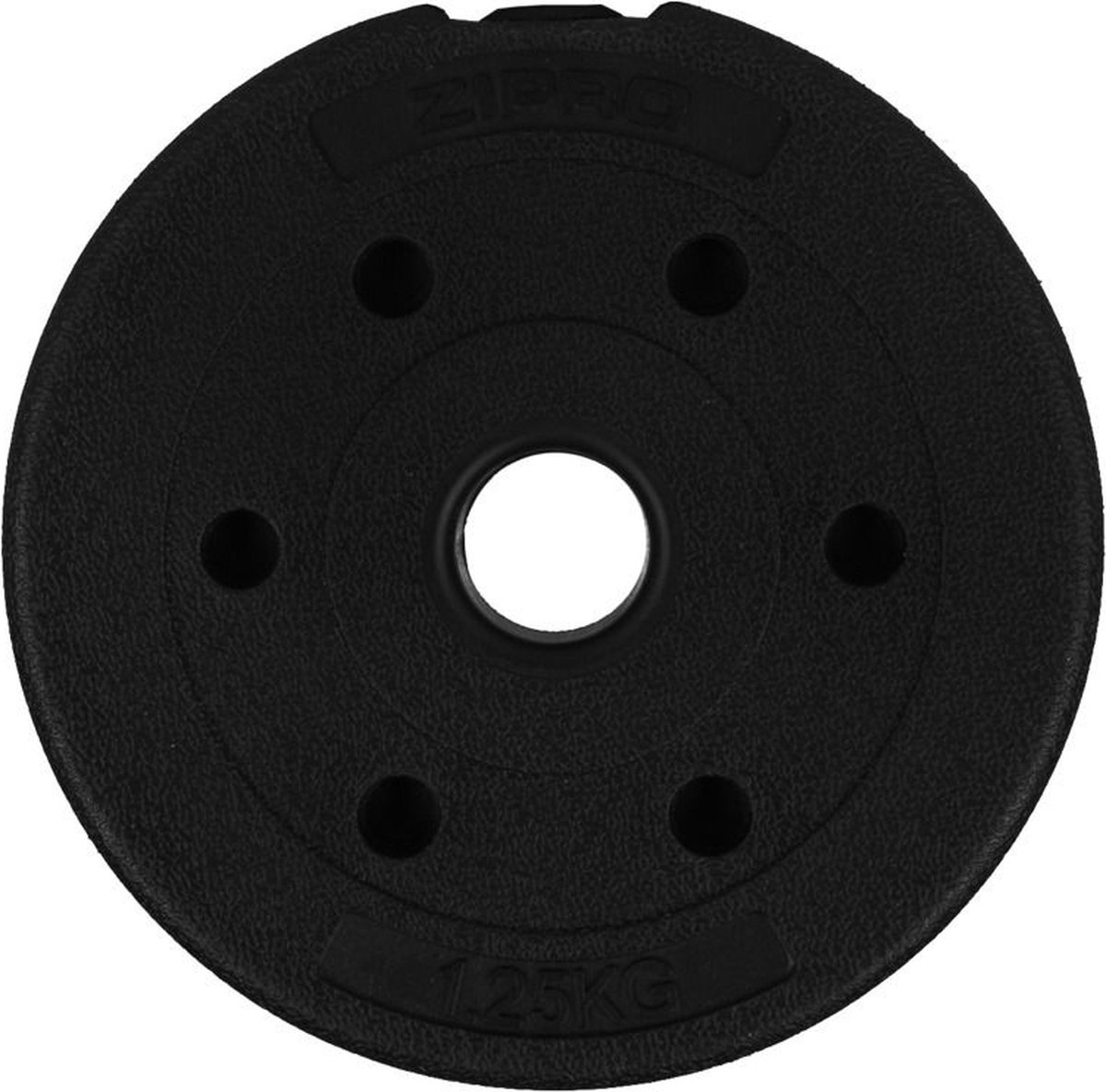 Zipro® Halterschijf 1,25kg Ø28 mm - Halter gewichten - Rubber - Geschikt voor Fitness, CrossFit & Functional Training - Sport Gewichten voor Thuis - Gewicht Schijf