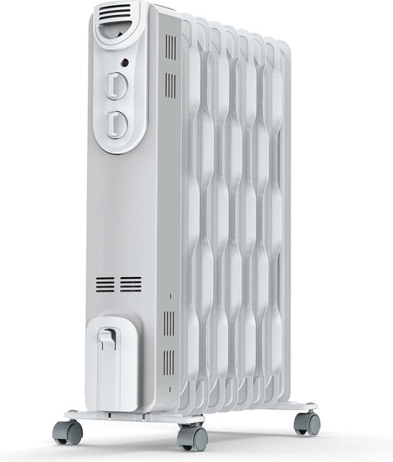 Lexium Olieradiator met Thermostaat - Elektrische kachel - Oliegevulde radiator - Olieradiator elektrisch - Olie radiator